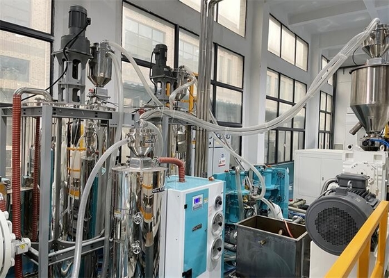 1500 Kg/H кристаллизации и машины для просушки емкости для ЛЮБИМЦА вставляя материал